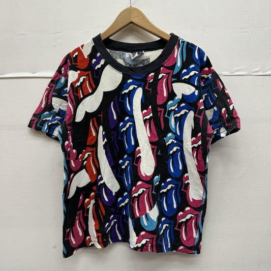 古着 USED Tシャツ 半袖 80s Rolling Stones ローリングストーンズ 総柄 バンド Tシャツ 1989年 1 マルチカラー / マルチカラー / multicolor メンズ USED 古着 中古 50146073