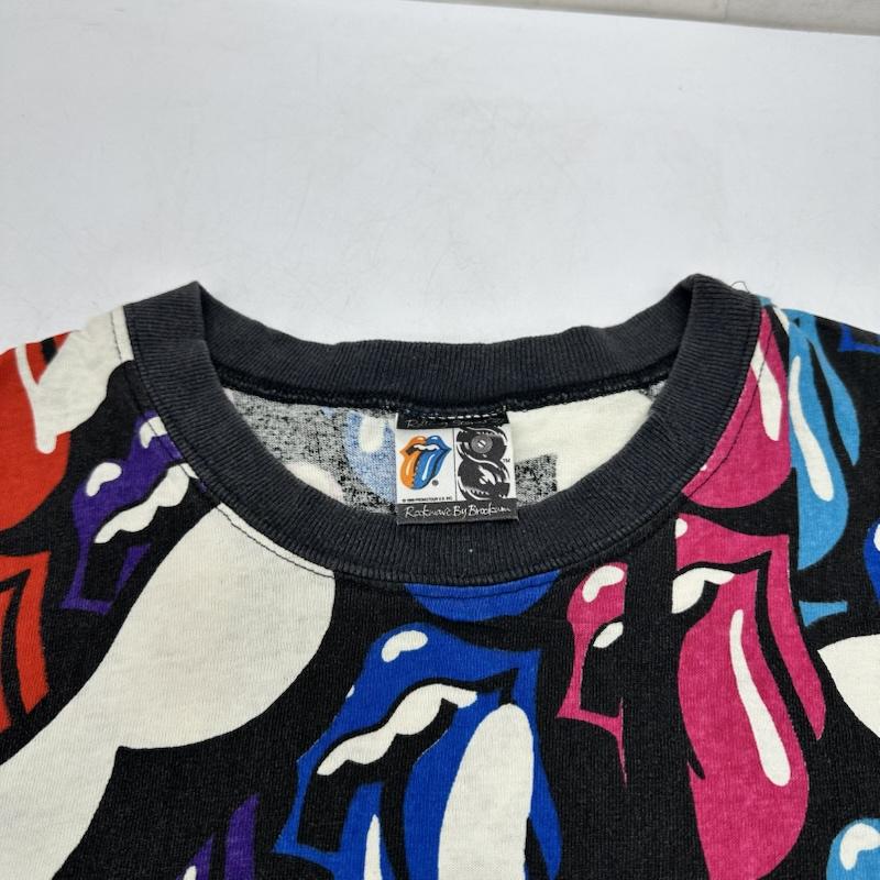 古着 USED Tシャツ 半袖 80s Rolling Stones ローリングストーンズ 総柄 バンド Tシャツ 1989年 1 マルチカラー / マルチカラー / multicolor メンズ USED 古着 中古 50146073
