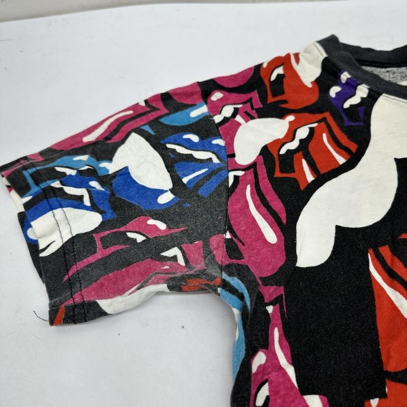 古着 USED Tシャツ 半袖 80s Rolling Stones ローリングストーンズ 総柄 バンド Tシャツ 1989年 1 マルチカラー / マルチカラー / multicolor メンズ USED 古着 中古 50146073