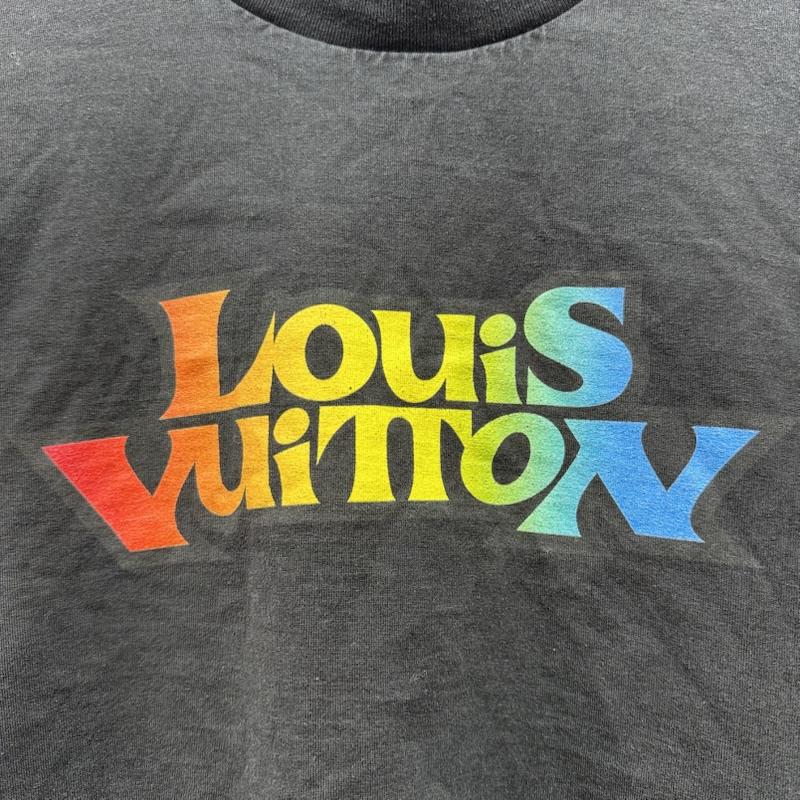 ルイヴィトン LOUIS VUITTON Tシャツ 長袖 23SS LVフェード プリンテッド ロングスリーブ Tシャツ RM231M NPG HOY31W M 黒 / ブラック / black メンズ USED 古着 中古 50146082