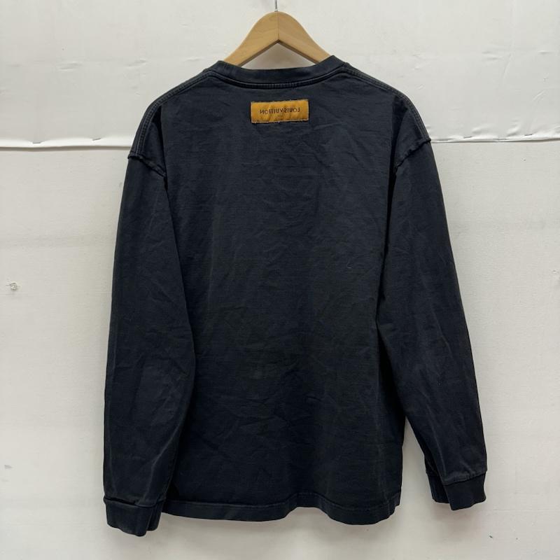 ルイヴィトン LOUIS VUITTON Tシャツ 長袖 23SS LVフェード プリンテッド ロングスリーブ Tシャツ RM231M NPG HOY31W M 黒 / ブラック / black メンズ USED 古着 中古 50146082