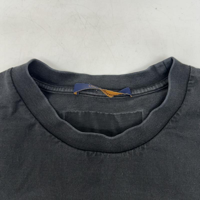 ルイヴィトン LOUIS VUITTON Tシャツ 長袖 23SS LVフェード プリンテッド ロングスリーブ Tシャツ RM231M NPG HOY31W M 黒 / ブラック / black メンズ USED 古着 中古 50146082