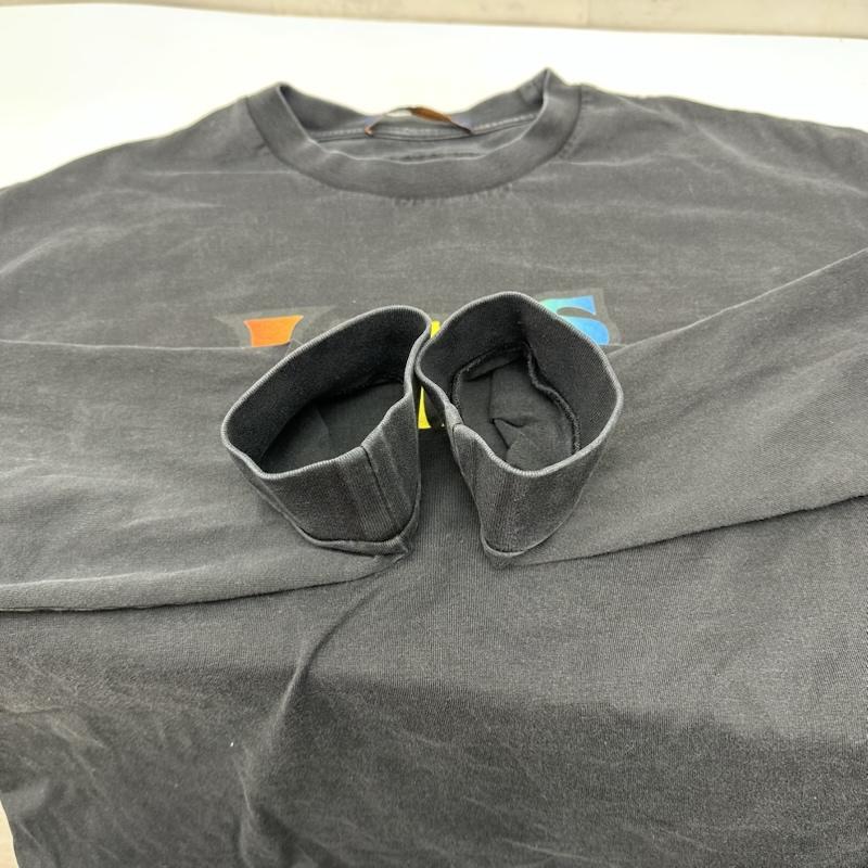 ルイヴィトン LOUIS VUITTON Tシャツ 長袖 23SS LVフェード プリンテッド ロングスリーブ Tシャツ RM231M NPG HOY31W M 黒 / ブラック / black メンズ USED 古着 中古 50146082