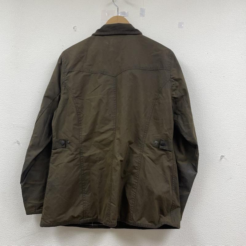 バブアー baubour ジャケット、上着 ジャンパー、ブルゾン UTILITY JACKET オイルド ジャケット フルジップアップ ブルゾン ロゴ 刺繍 サイズUK14 - 無地 カーキ / カーキ / khaki レディース USED 古着 中古 50146090