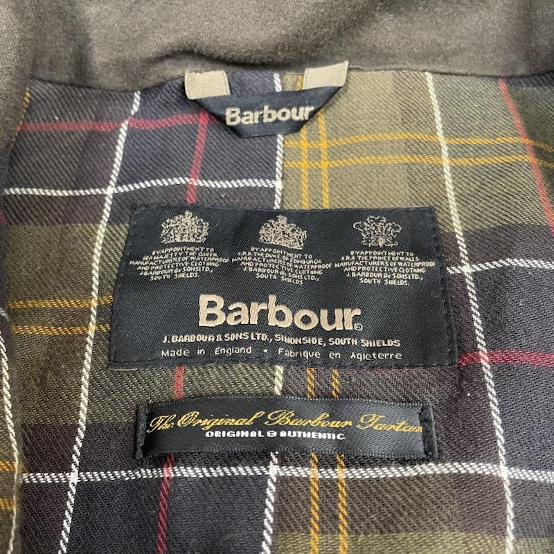 バブアー baubour ジャケット、上着 ジャンパー、ブルゾン UTILITY JACKET オイルド ジャケット フルジップアップ ブルゾン ロゴ 刺繍 サイズUK14 - 無地 カーキ / カーキ / khaki レディース USED 古着 中古 50146090