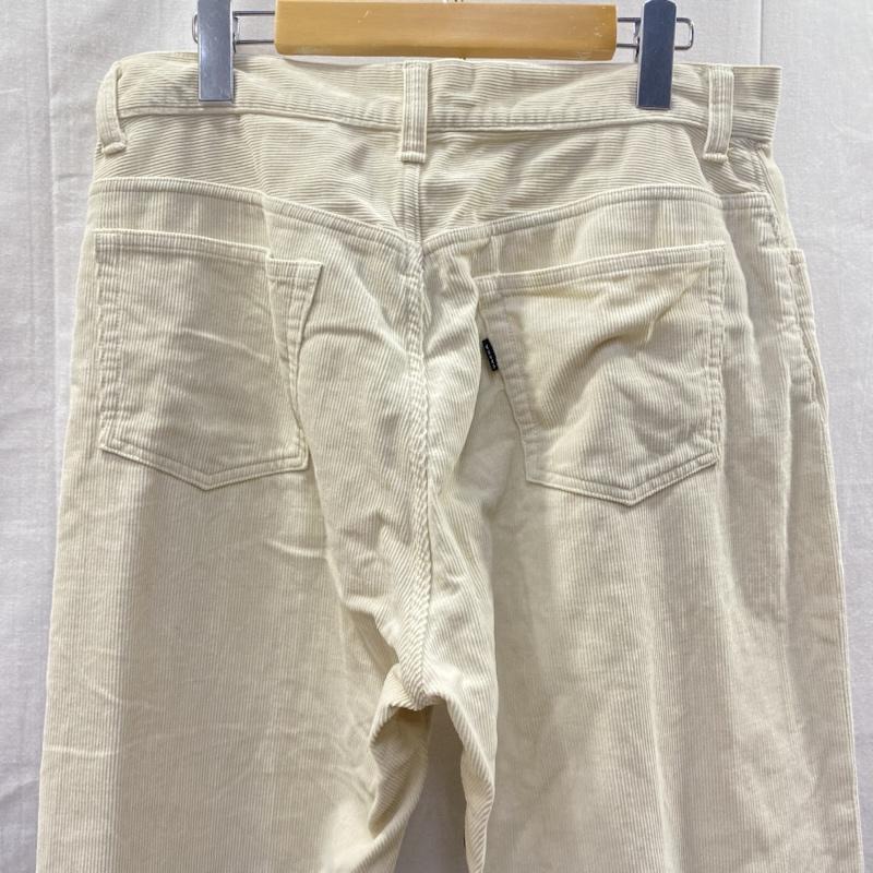 ヤエカ YAECA ボトムス ボトムス 10-CD WIDE TAPERED CORDUROY PANTS natural 32 日本製 32 無地 ナチュラル / ナチュラル / レディース USED 古着 中古 50146103