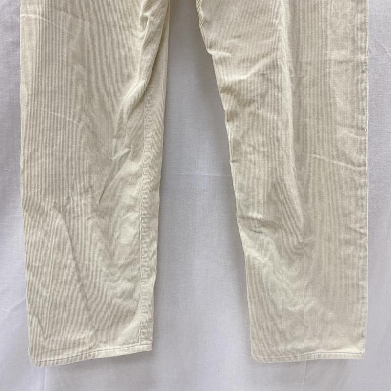 ヤエカ YAECA ボトムス ボトムス 10-CD WIDE TAPERED CORDUROY PANTS natural 32 日本製 32 無地 ナチュラル / ナチュラル / レディース USED 古着 中古 50146103