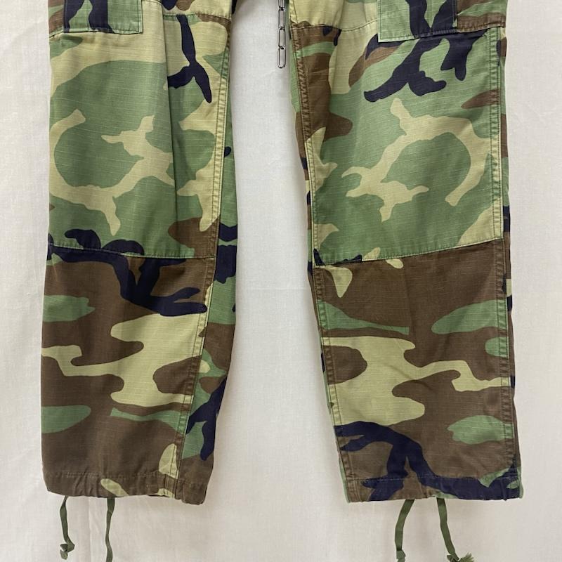 ミリタリー ミリタリー ボトムス ボトムス BDUパンツ ウッドランドカモ small-short S カモフラージュ柄・迷彩 緑 / グリーン / green メンズ USED 古着 中古 50146107