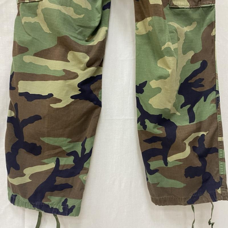 ミリタリー ミリタリー ボトムス ボトムス BDUパンツ ウッドランドカモ small-short S カモフラージュ柄・迷彩 緑 / グリーン / green メンズ USED 古着 中古 50146107
