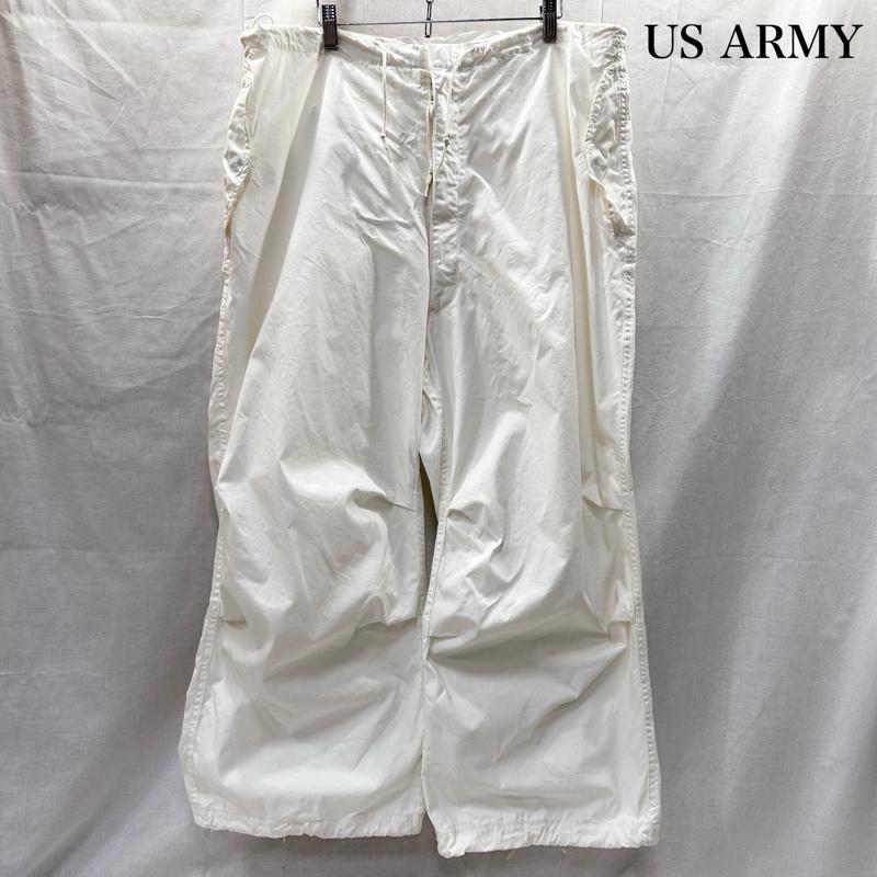 ミリタリー ミリタリー ボトムス ボトムス DLA100-90-C-0513 90s EQUA INDUSTRIES スノーカモパンツ medium-short M 無地 白 / ホワイト / white メンズ USED 古着 中古 50146108