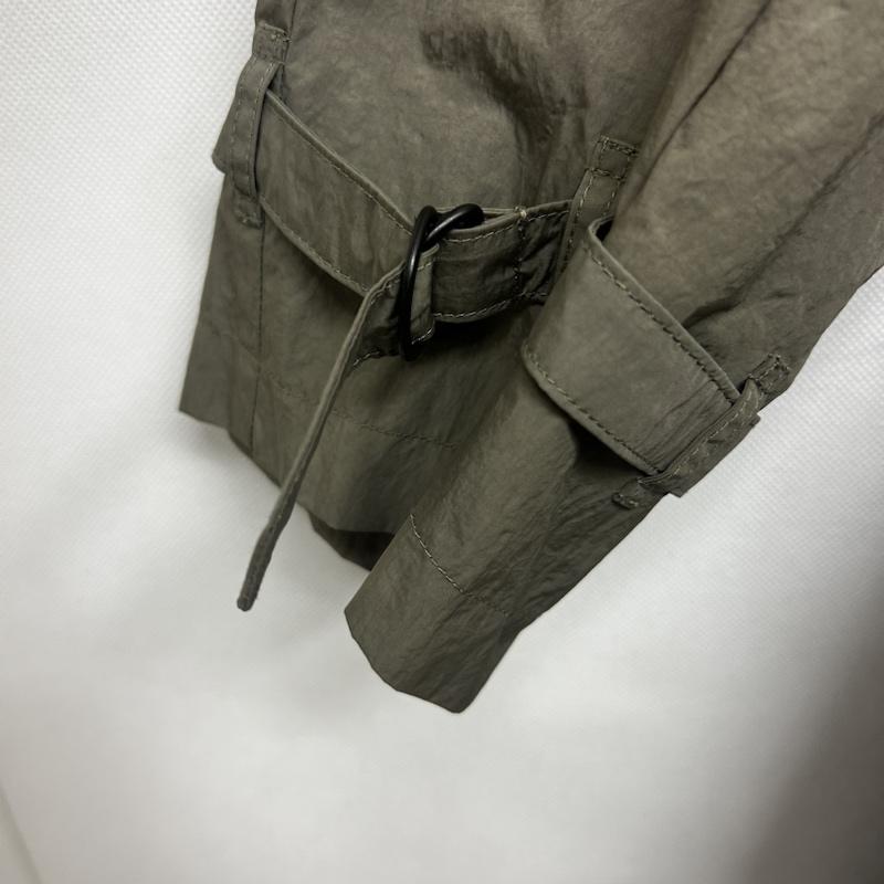 ユナイテッドアローズ UNITED ARROWS コート トレンチコート ナイロントレンチコート スプリングコート 38 無地 灰 / グレー / gray メンズ USED 古着 中古 50146123