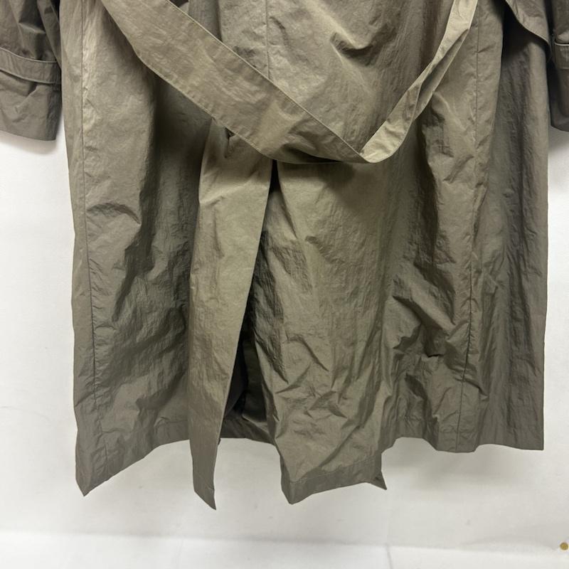 ユナイテッドアローズ UNITED ARROWS コート トレンチコート ナイロントレンチコート スプリングコート 38 無地 灰 / グレー / gray メンズ USED 古着 中古 50146123