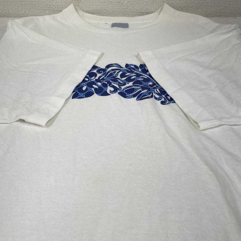 ステューシー STUSSY Tシャツ 半袖 90s 00s 銀タグ USA OLD 半袖 Tシャツ Shirt ハイビスカス ロゴ プリント M ロゴ、文字 X 花柄 X プリント 白 / ホワイト / white メンズ USED 古着 中古 50146131