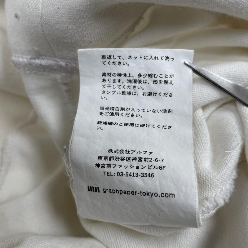 グラフペーパー Graphpaper Tシャツ 長袖 ロンT 長袖 Tシャツ モックネック Heavy Weight コットン天竺 gm203-70114 1 無地 白 / ホワイト / white メンズ USED 古着 中古 50146170