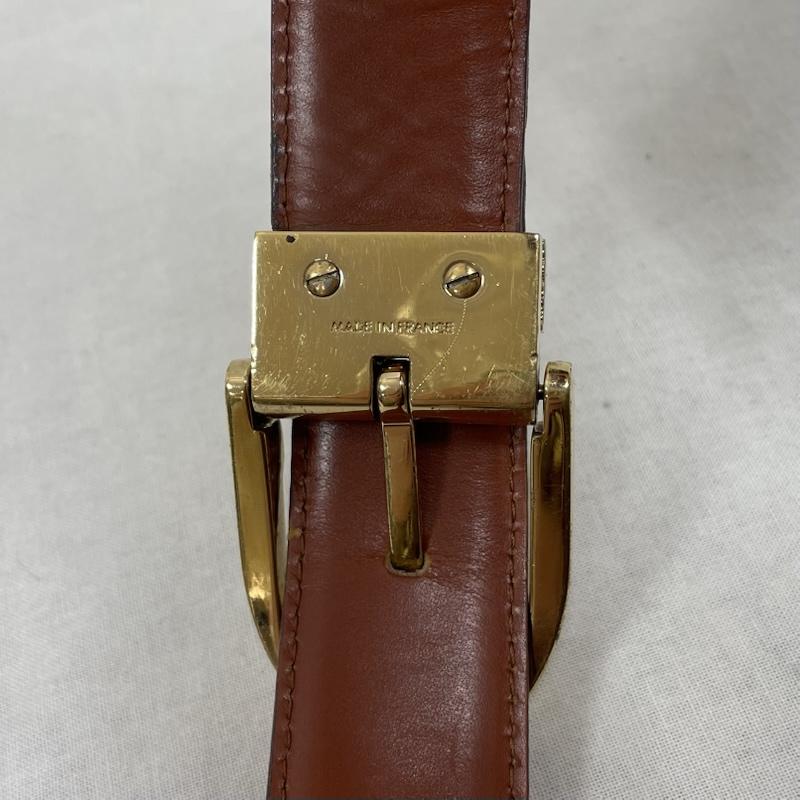 ルイヴィトン LOUIS VUITTON ベルト・バックル ベルト エピ レザー サンチュール ベルト - 無地 茶 / ブラウン / brown X 金 / ゴールド / gold color メンズ USED 古着 中古 50146177