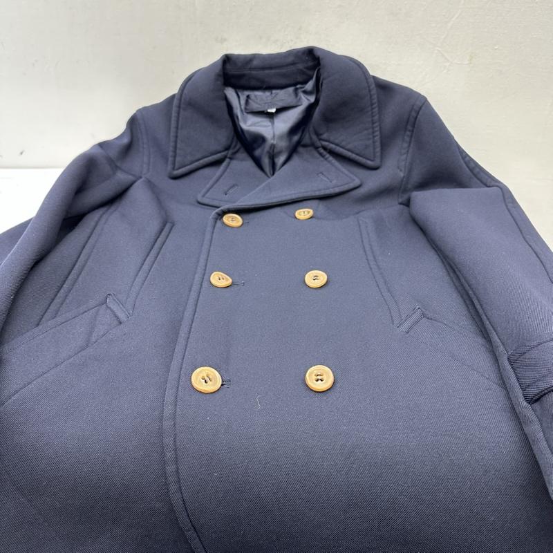 ローブドシャンブル コムデギャルソン robe de chambre COMME des GARCONS コート コート一般 04AW ダブル コート RN-C001 AD2004 L 紺 / ネイビー / navy レディース USED 古着 中古 50146190