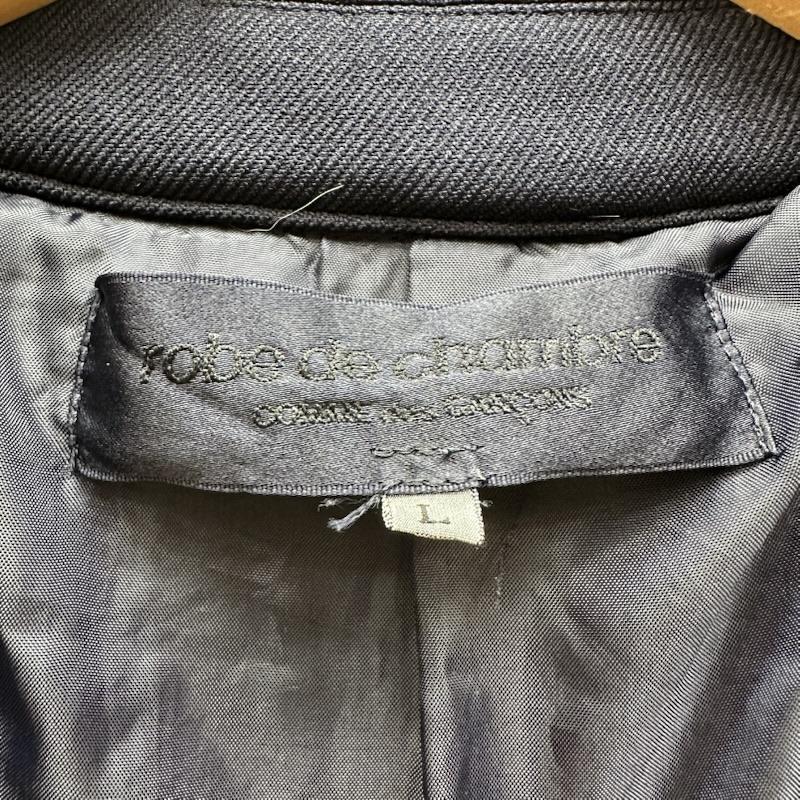 ローブドシャンブル コムデギャルソン robe de chambre COMME des GARCONS コート コート一般 04AW ダブル コート RN-C001 AD2004 L 紺 / ネイビー / navy レディース USED 古着 中古 50146190