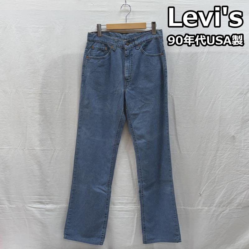 リーバイス Levi s パンツ デニム、ジーンズ 90s MADE IN USA 95年製 520 TENCEL JEANS テンセル ジーンズ デニムパンツ デッドストック 31インチ メンズ USED 古着 中古 50146191