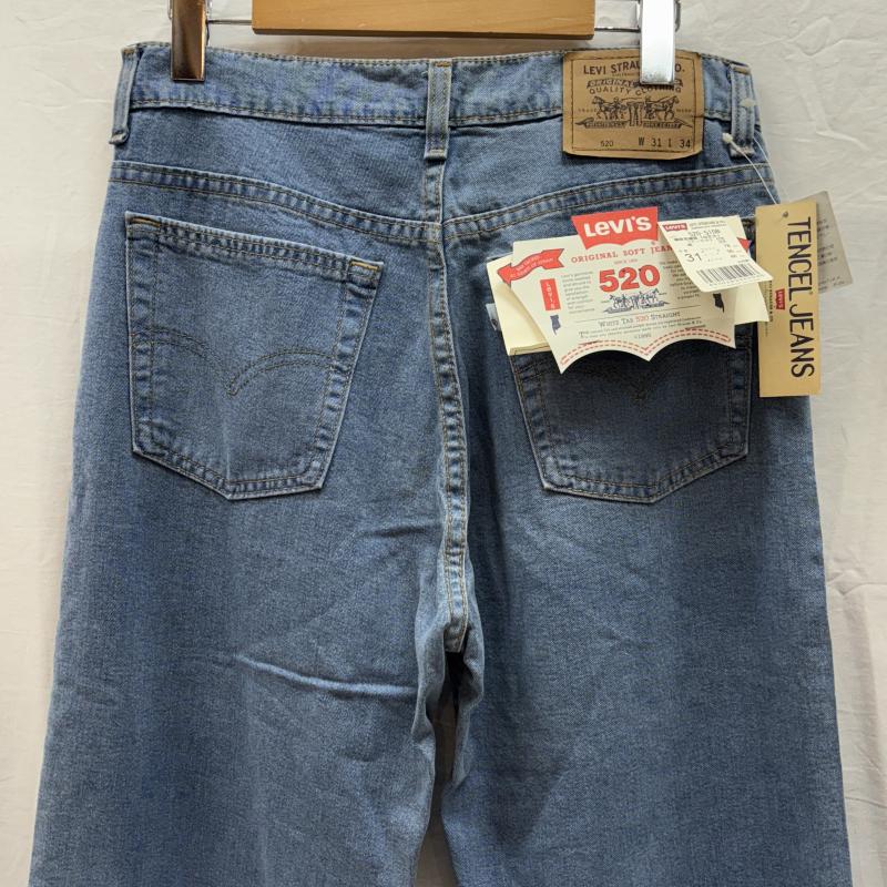 リーバイス Levi s パンツ デニム、ジーンズ 90s MADE IN USA 95年製 520 TENCEL JEANS テンセル ジーンズ デニムパンツ デッドストック 31インチ メンズ USED 古着 中古 50146191
