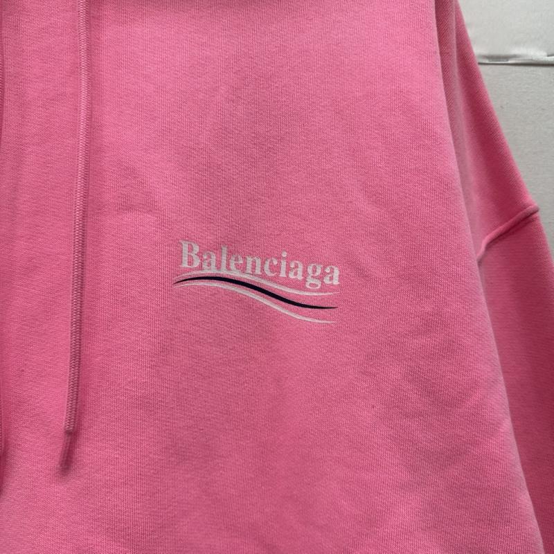 バレンシアガ BALENCIAGA パーカー 長袖 20AW キャンペーン ロゴ プリント パーカー 578135 TJUV04 5713 XS 桃 / ピンク / pink メンズ USED 古着 中古 50146197