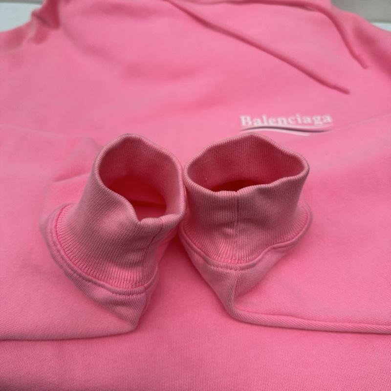バレンシアガ BALENCIAGA パーカー 長袖 20AW キャンペーン ロゴ プリント パーカー 578135 TJUV04 5713 XS 桃 / ピンク / pink メンズ USED 古着 中古 50146197