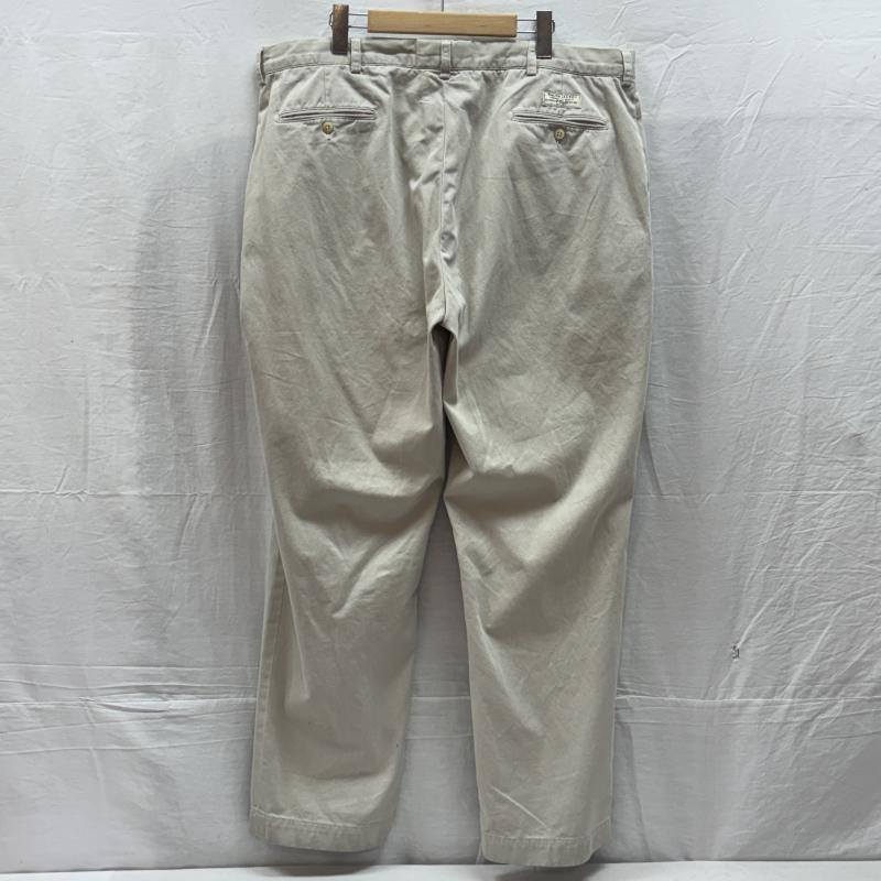 ポロバイラルフローレン Polo by RALPH LAUREN パンツ スラックス 90s PROSPECT PANT ポロチノ ワイド テーパード チノ パンツ ビッグサイズ 42インチ ワンポイント X ロゴ、文字 メンズ USED 古着 中古 50146200