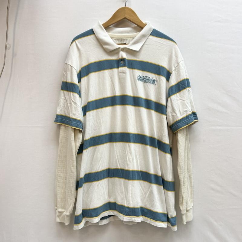 シュプリーム Supreme Tシャツ 長袖 ×Dickies ディッキーズ 24AW Thermal Polo サーマルレイヤードポロシャツ L 白 / ホワイト / white メンズ USED 古着 中古 50146219