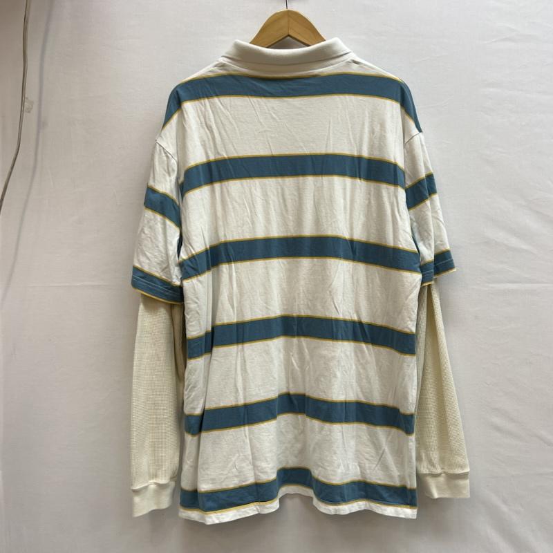 シュプリーム Supreme Tシャツ 長袖 ×Dickies ディッキーズ 24AW Thermal Polo サーマルレイヤードポロシャツ L 白 / ホワイト / white メンズ USED 古着 中古 50146219