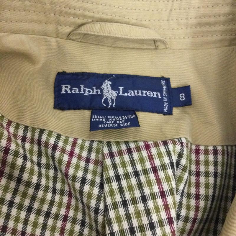 ラルフローレン RALPHLAUREN コート コート一般 ralph lauren コート ベージュ　シンガポール製 S 無地 ベージュ / ベージュ / beige メンズ USED 古着 中古 50146260