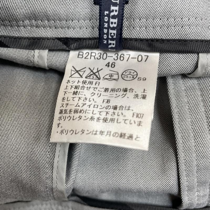 バーバリーロンドン Burberry London パンツ スラックス スラックス フィット パンツ テーパード ノータック ジップフライ 無地 46 無地 灰 / グレー / gray レディース USED 古着 中古 50146299