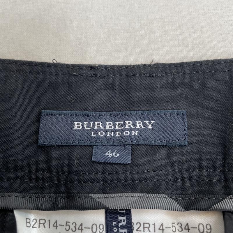 バーバリーロンドン Burberry London パンツ スラックス スラックス フィット パンツ テーパード ノータック ジップフライ 無地 センタープレス 46 無地 黒 / ブラック / black レディース USED 古着 中古 50146302