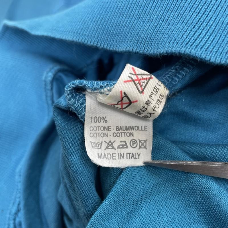 ロンシャン LONGCHAMP ニット、セーター 長袖 ニット クルーネック セーター 長袖 帆船 ロゴ 刺繍 長袖 スカイブルー サイズ52 52 ロゴ、文字 X  X 刺繍 青 / ブルー / blue メンズ USED 古着 中古 50146306