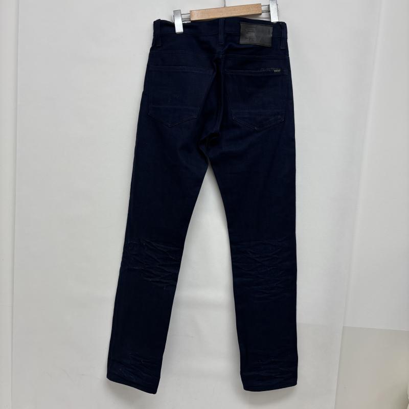 ジースターロゥ G-STAR RAW パンツ デニム、ジーンズ ストレートデニム 3301 ダークブルー 28インチ メンズ USED 古着 中古 50146312