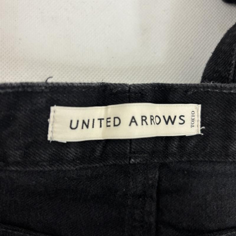ユナイテッドアローズ UNITED ARROWS パンツ デニム、ジーンズ ブラックデニム ストレート S 黒 / ブラック / black メンズ USED 古着 中古 50146314