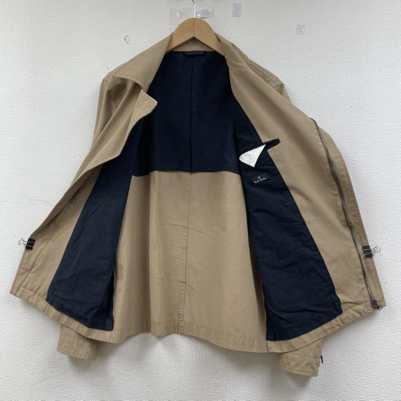 ピーエスポールスミス PS Paul Smith ジャケット、上着 ライダース ダブルライダース ジャケット ジップアップ コットン 無地 PP-KS-40001 L 無地 ベージュ / ベージュ / beige メンズ USED 古着 中古 50146320