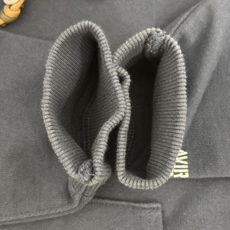 アヴィレックス AVIREX パーカー 長袖 パーカー REMAKE PULLOVER PARKA リメイク プルオーバー 上野商会 M 紺 / ネイビー / navy メンズ USED 古着 中古 50146326