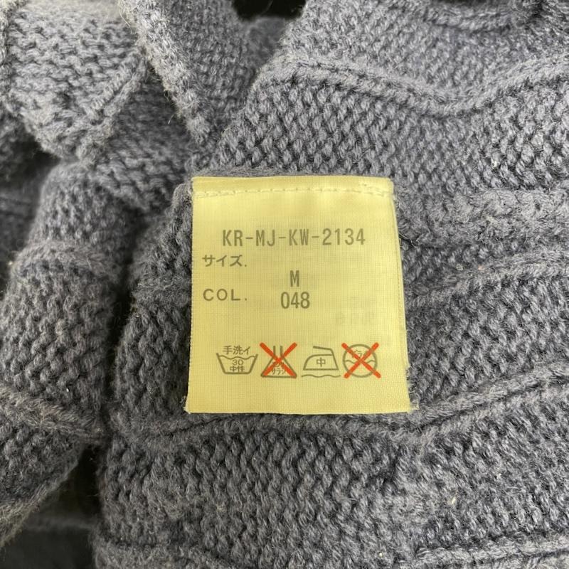 ポロジーンズカンパニー POLO JEANS COMPANY カーディガン 長袖 ケーブル編み ショール カーディガン ニット セーター ロゴ エンブレム 刺繍 カシミヤ混 M ロゴ、文字 X 刺繍 紺 / ネイビー / navy メンズ USED 古着 中古 50146332