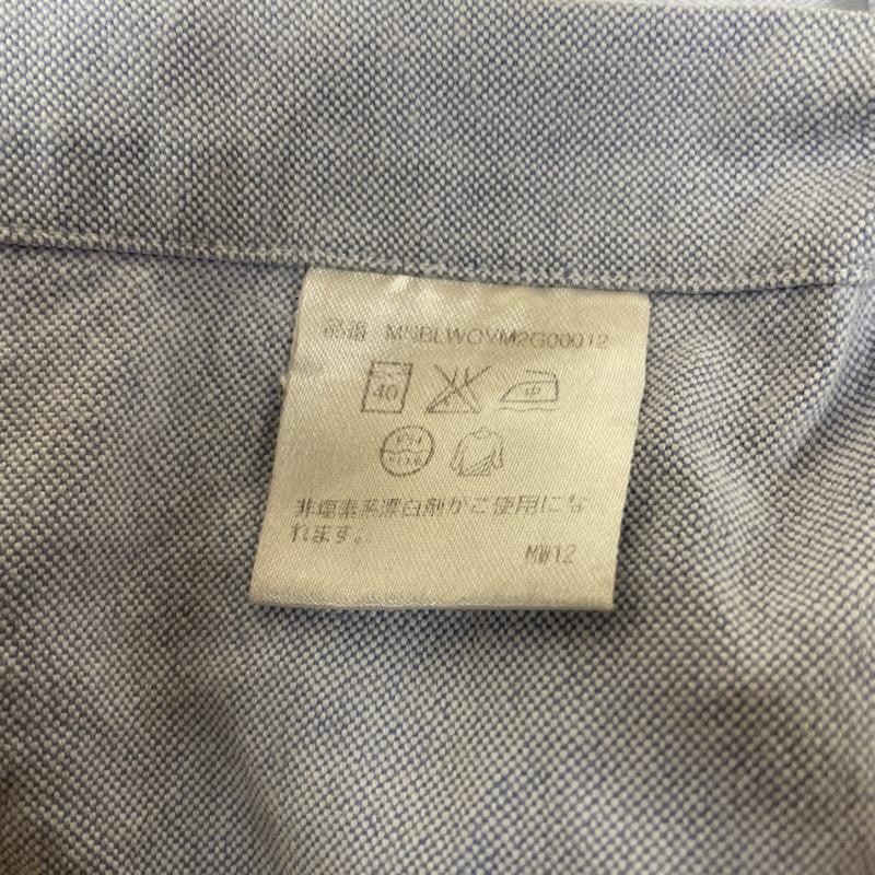 ラルフローレン RALPHLAUREN シャツ、ブラウス 長袖 90s ボタンダウン 長袖 クレリックシャツ ブラウス テニスクラブ 刺繍 M ロゴ、文字 X  X 刺繍 水色 / ライトブルー / X 白 / ホワイト / white メンズ USED 古着 中古 50146338