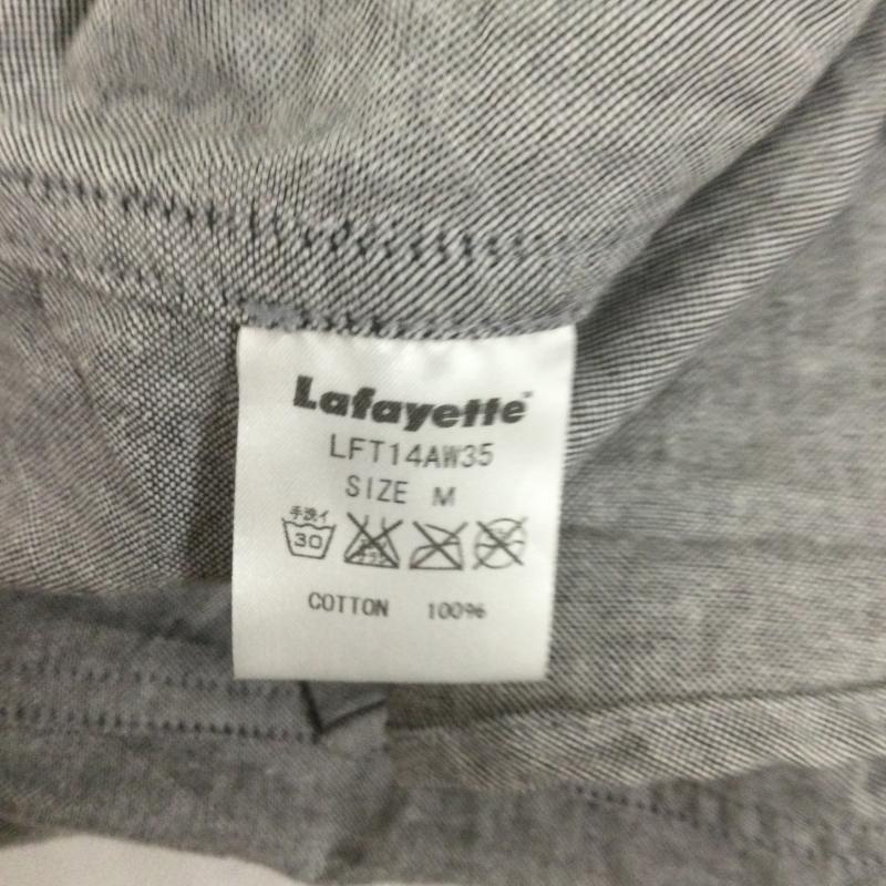 ラファイエット Lafayette シャツ、ブラウス 長袖 lafayette LFT14AW35 長袖シャツ　迷彩 M 無地 灰 / グレー / gray メンズ USED 古着 中古 50146350