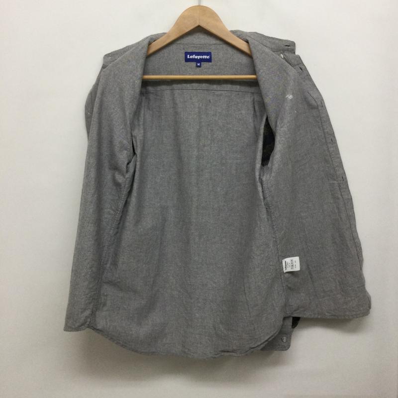 ラファイエット Lafayette シャツ、ブラウス 長袖 lafayette LFT14AW35 長袖シャツ　迷彩 M 無地 灰 / グレー / gray メンズ USED 古着 中古 50146350