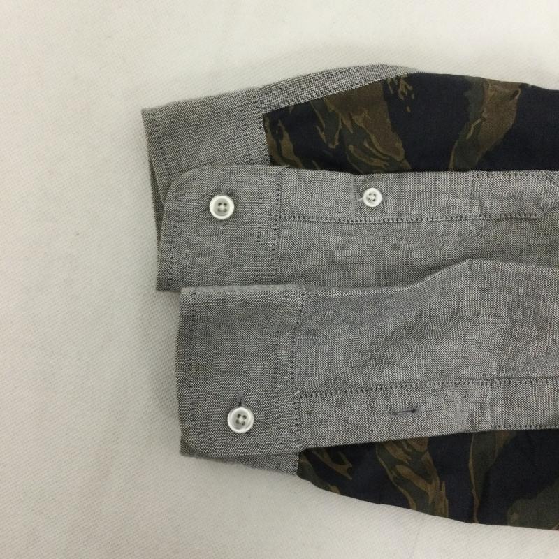 ラファイエット Lafayette シャツ、ブラウス 長袖 lafayette LFT14AW35 長袖シャツ　迷彩 M 無地 灰 / グレー / gray メンズ USED 古着 中古 50146350