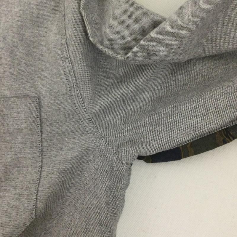 ラファイエット Lafayette シャツ、ブラウス 長袖 lafayette LFT14AW35 長袖シャツ　迷彩 M 無地 灰 / グレー / gray メンズ USED 古着 中古 50146350