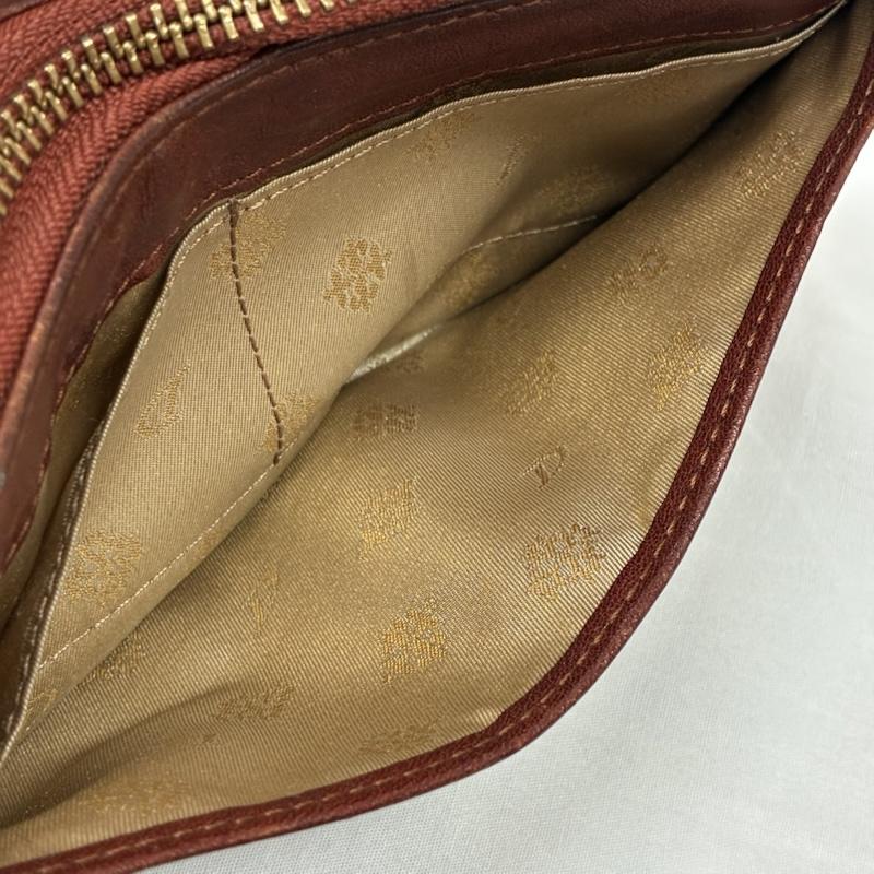ダコタ Dakota 財布 長財布 編み込み レザー ラウンドファスナー ロゴ型押し 長財布 - 茶 / ブラウン / brown レディース USED 古着 中古 50146361