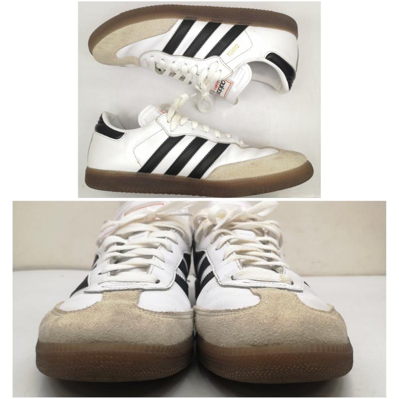 アディダス adidas スニーカー スニーカー Samba サンバ ローカット スニーカー IH6001 28.5cm 白 / ホワイト / white X 黒 / ブラック / black メンズ USED 古着 中古 50146395