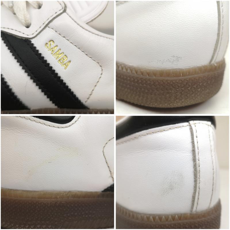 アディダス adidas スニーカー スニーカー Samba サンバ ローカット スニーカー IH6001 28.5cm 白 / ホワイト / white X 黒 / ブラック / black メンズ USED 古着 中古 50146395