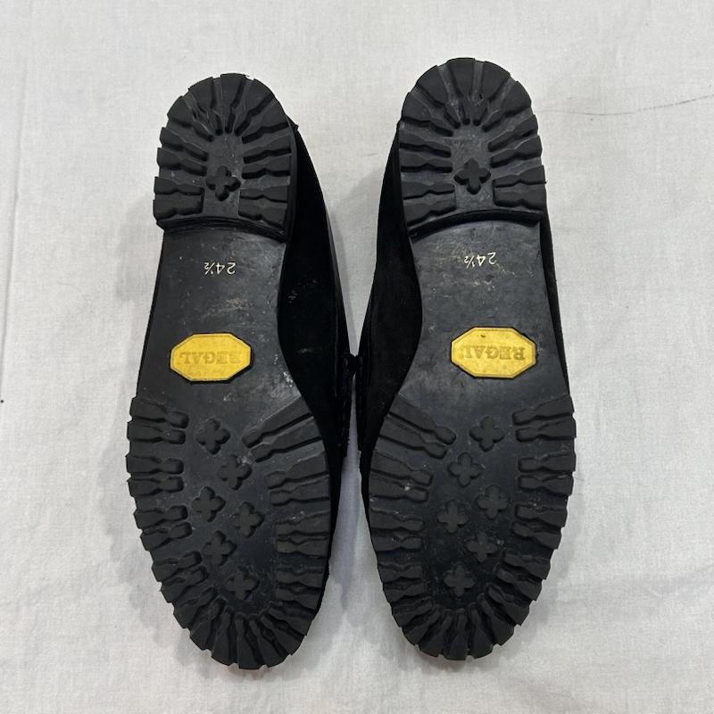 リーガル REGAL ローファー ローファー ビットローファー スウェード ブラック 24.5cm 無地 黒 / ブラック / black レディース USED 古着 中古 50146402