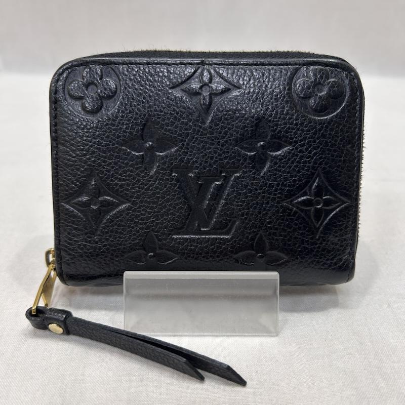 ルイヴィトン LOUIS VUITTON 財布 コンパクト財布 モノグラム・アンプラント ジッピー・コイン パース ノワール M60574 - ロゴ、文字 黒 / ブラック / black レディース USED 古着 中古 50146403