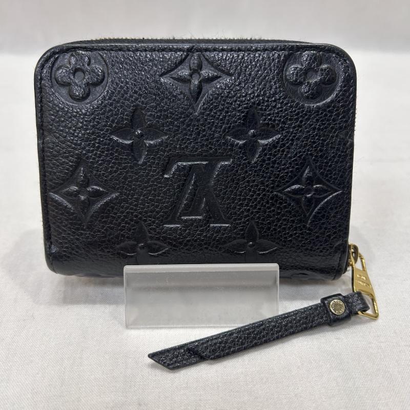 ルイヴィトン LOUIS VUITTON 財布 コンパクト財布 モノグラム・アンプラント ジッピー・コイン パース ノワール M60574 - ロゴ、文字 黒 / ブラック / black レディース USED 古着 中古 50146403