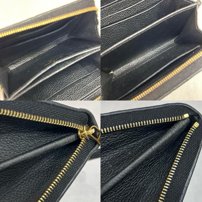 ルイヴィトン LOUIS VUITTON 財布 コンパクト財布 モノグラム・アンプラント ジッピー・コイン パース ノワール M60574 - ロゴ、文字 黒 / ブラック / black レディース USED 古着 中古 50146403