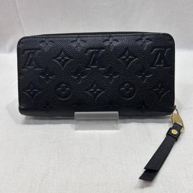 ルイヴィトン LOUIS VUITTON 財布 長財布 モノグラム・アンプラント ジッピーウォレット ノワール 長財布 M61864 - ロゴ、文字 黒 / ブラック / black メンズ USED 古着 中古 50146409